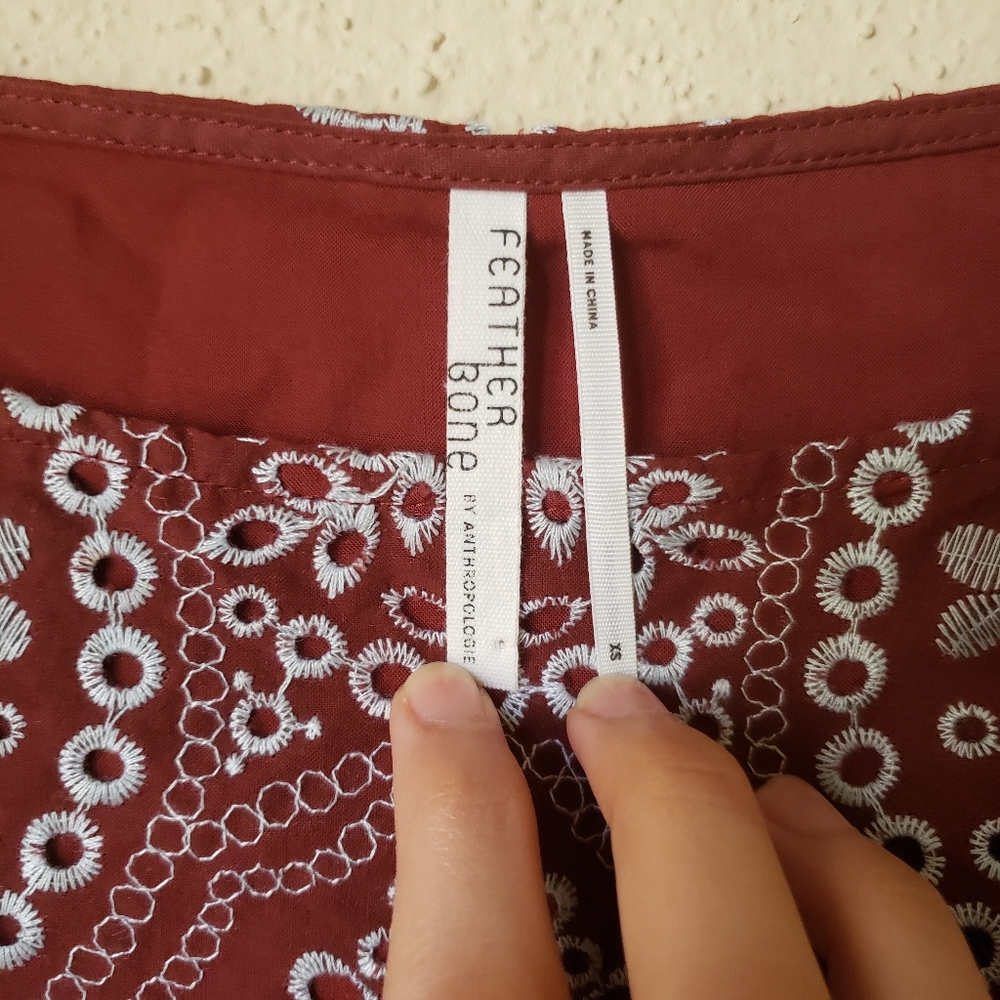 Anthropologie Feather Bone Ynez Tunic Dress - Picture 8 of 8